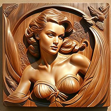 3D model Gil elvgren American artist (STL)